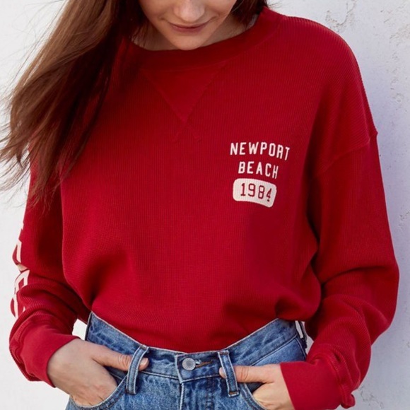 Brandy Melville Tops - Brandy Melville Newport Beach 1984 L/S Tee